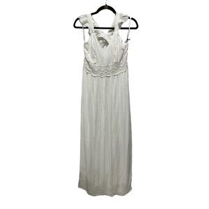 SINCERELY JULES Women's White Long Dress LARGE